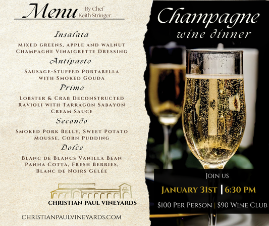 3rd Annual Champagne Dinner WC