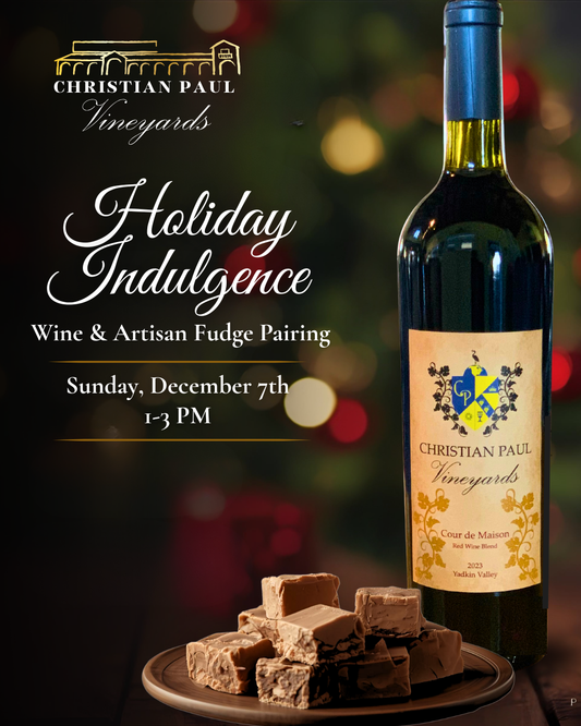 Holiday Wine and Fudge Pairing - Dec 7th
