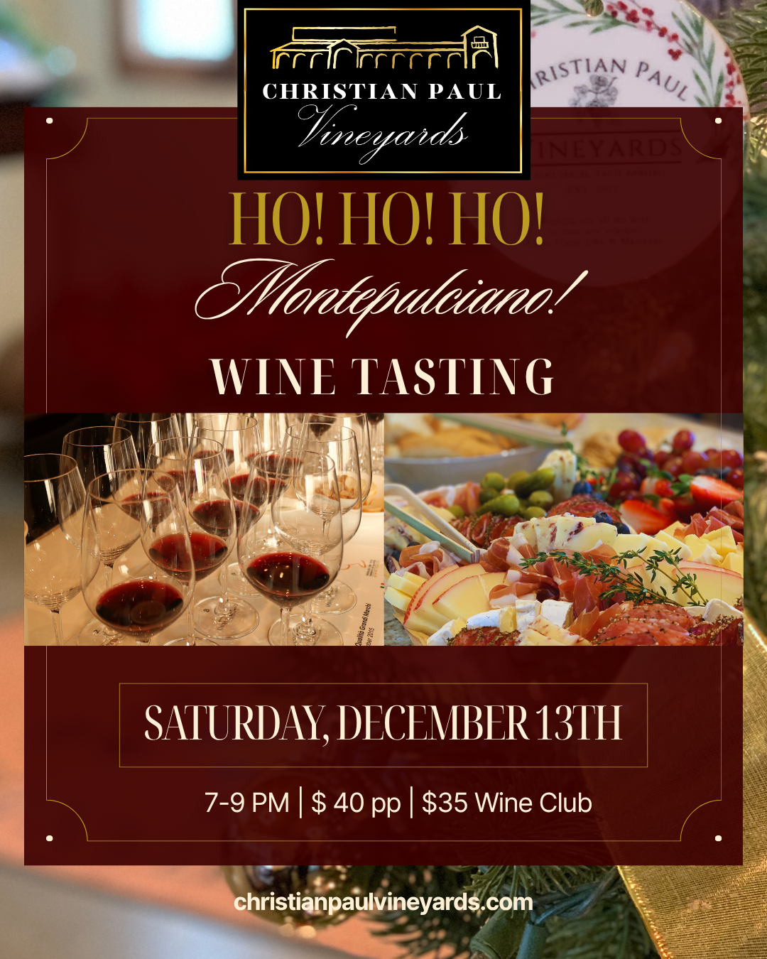 Ho! Ho! Ho! Montepulciano - Wine Club Pricing