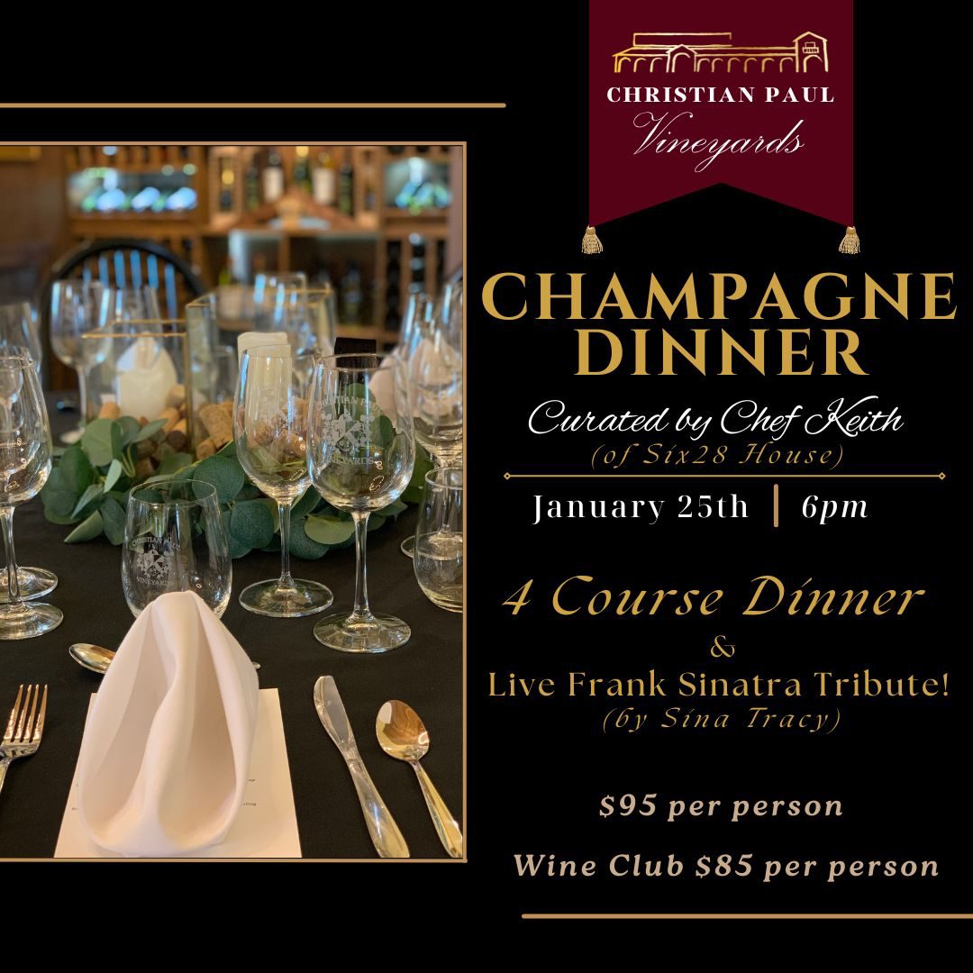 2nd Annual Champagne Dinner - General Public Pricing